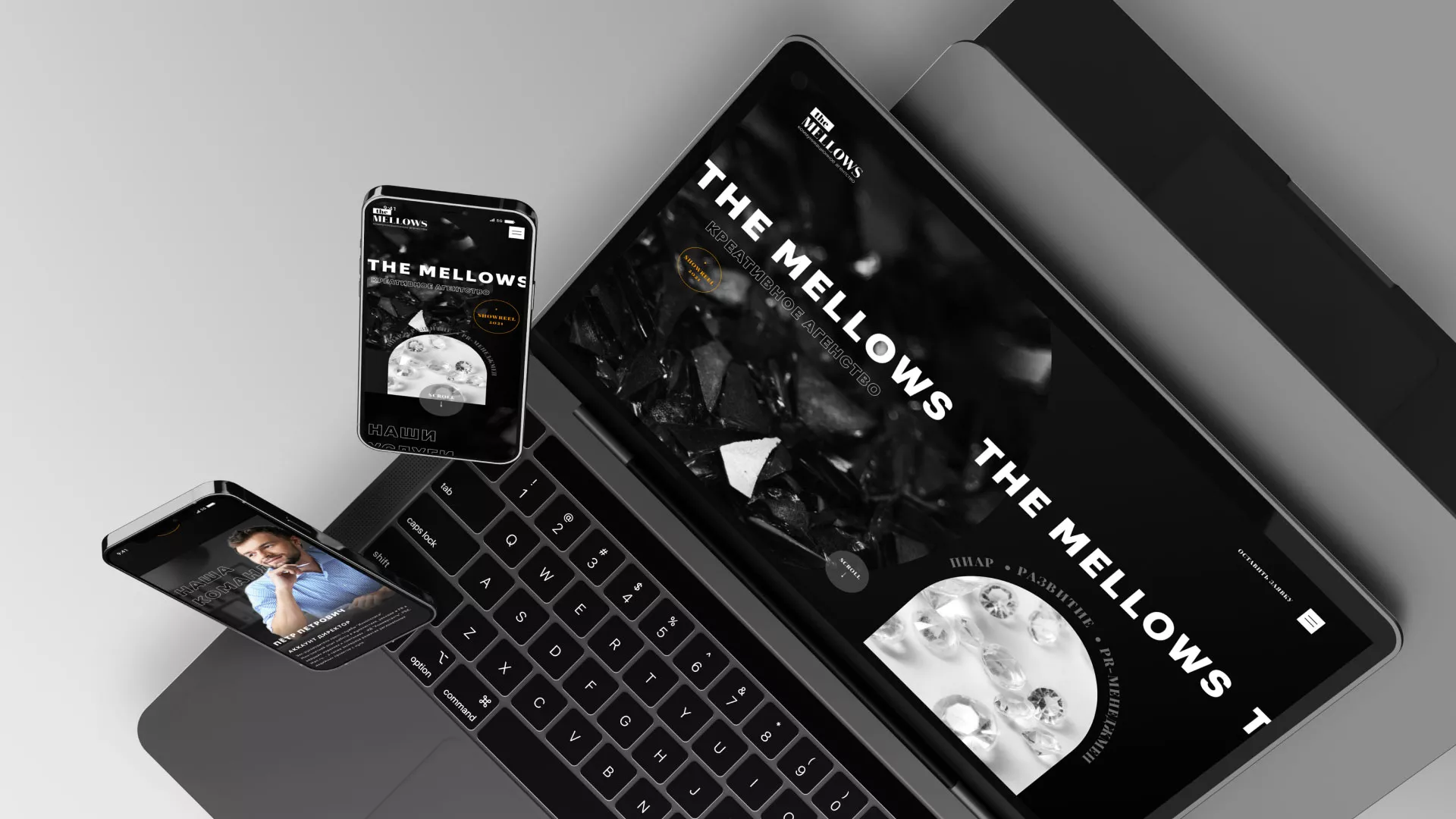 Разработка сайта креативного агентства «The Mellows» в Сарапуле